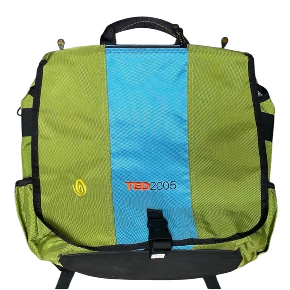 timbuk2 breakout briefcase backpack messenger hybrid Timbuk2 Hybrid Messenger Backpack TED 2005 embroidered